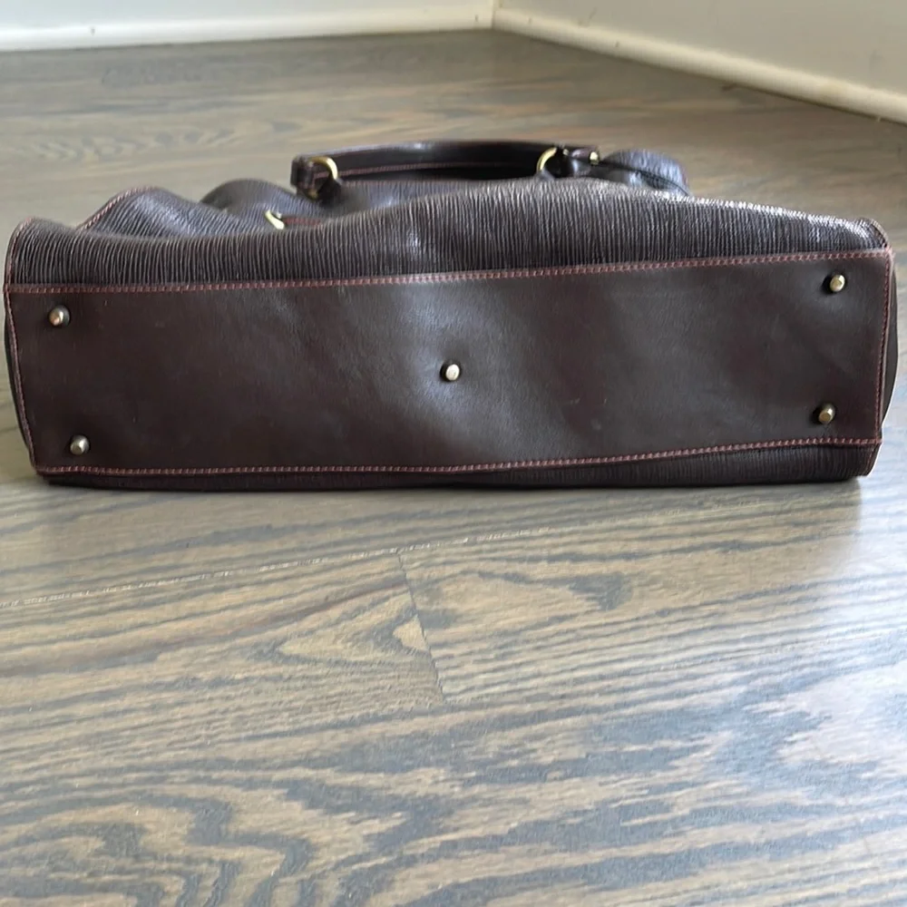 Women’s Tanner Krolle Dark Brown Leather Satchel Bag